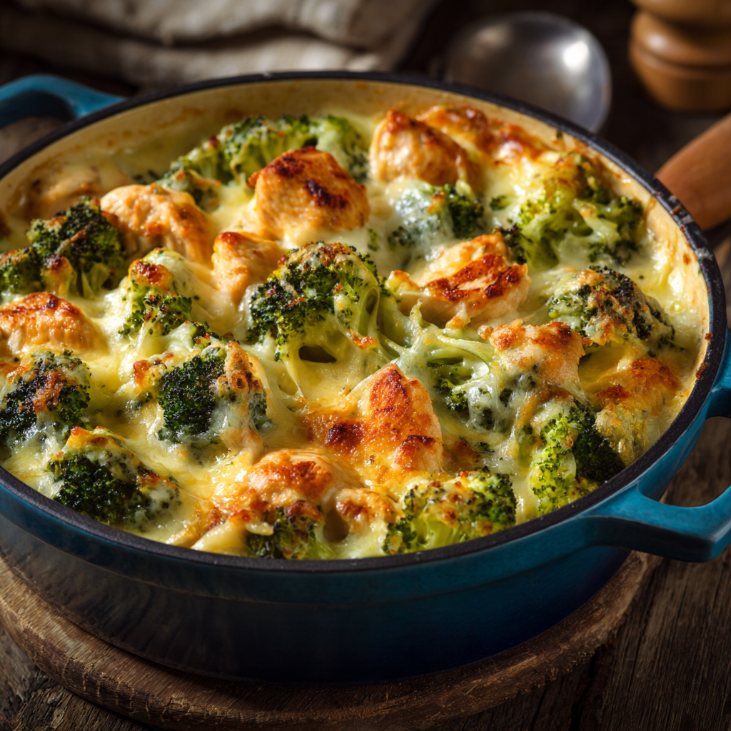 You are currently viewing Brokkoli-Hähnchen-Auflauf – Cremig, Eiweißreich & Perfekt für den Alltag