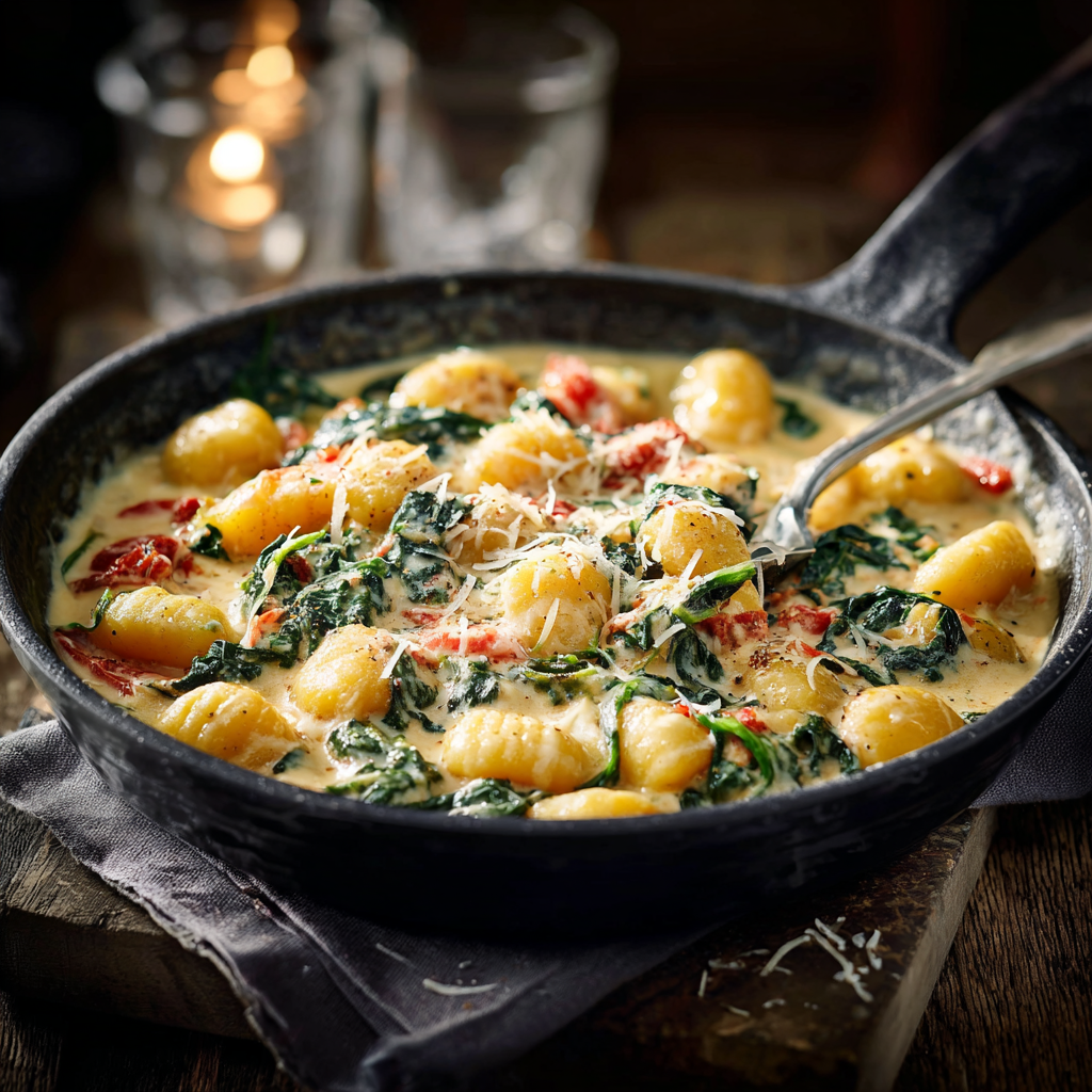 You are currently viewing Cremige Gnocchi-Pfanne – Schnell & Super Lecker