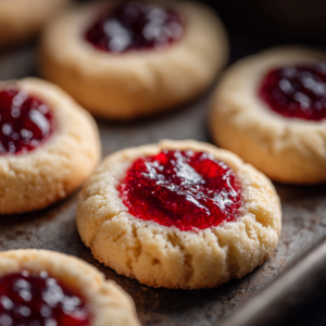 Read more about the article Engelsaugen mit Marmelade – Nussfreie, zarte Weihnachtsplätzchen