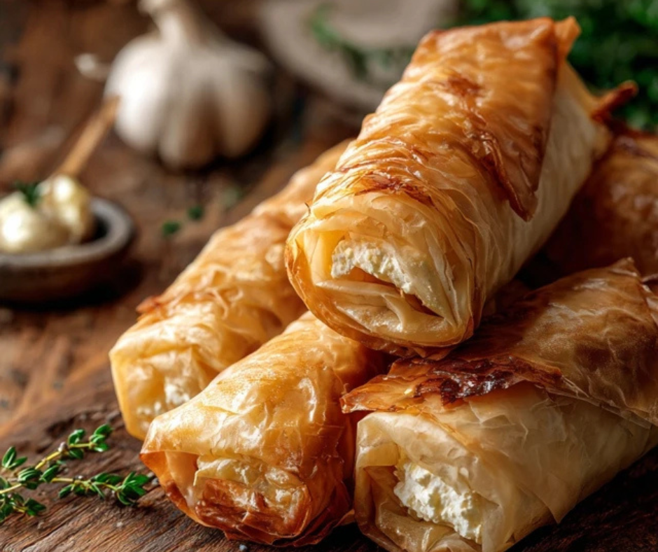 You are currently viewing Ofen-Feta-Röllchen – Knusprig, einfach & perfekt als Snack