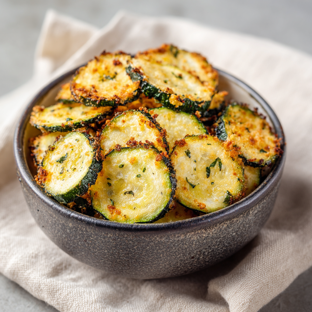 You are currently viewing Zucchini-Chips aus dem Air Fryer – Knuspriger Snack ohne Frittieren