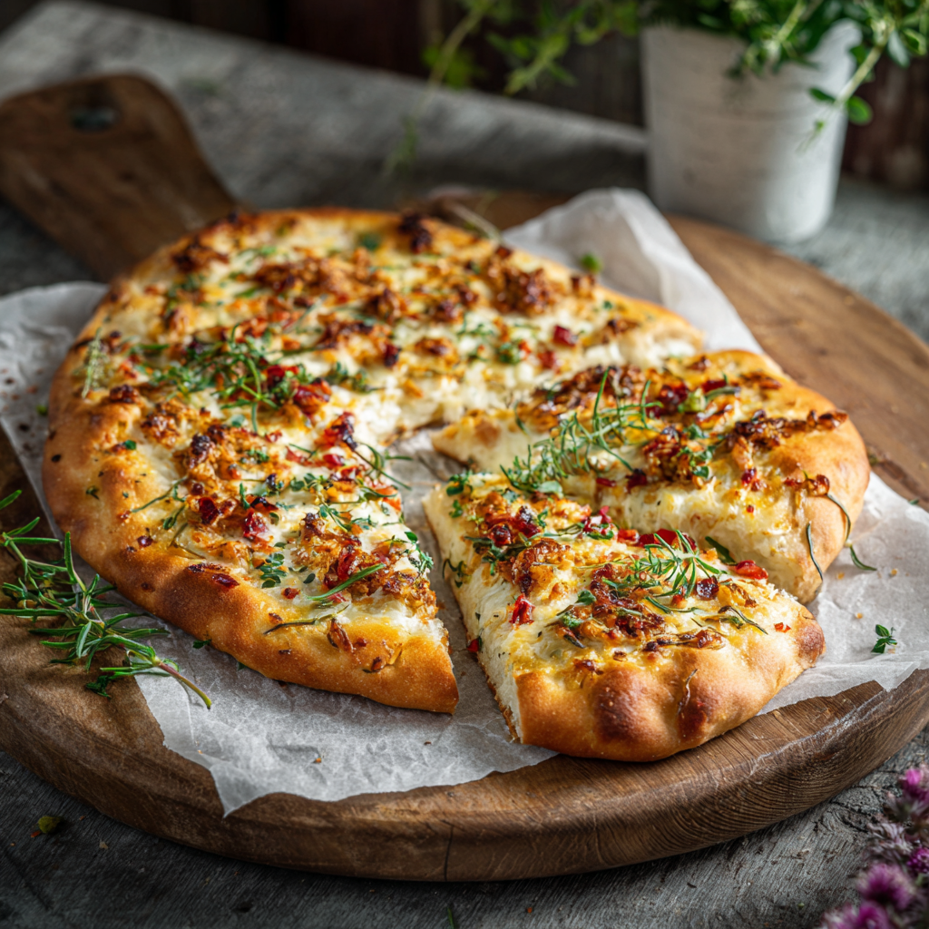 You are currently viewing Haferflocken-Joghurt-Fladen – Der ultimative Pizza-Ersatz ohne Hefe