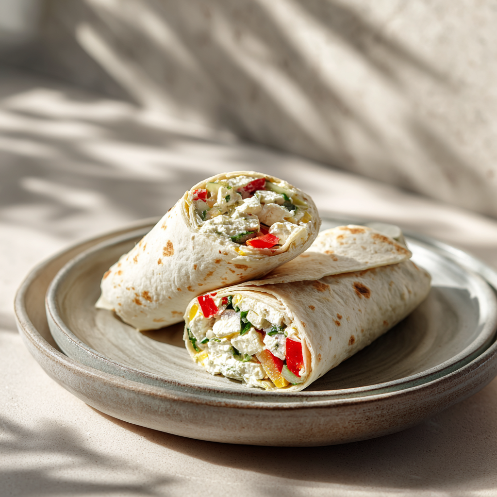 You are currently viewing Tortilla-Rollen mit Feta – Schnell, cremig & perfekt zum Vorbereiten