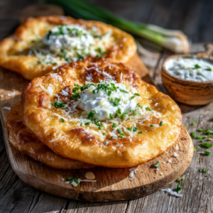 Read more about the article Heißluftfritteuse Langos – Ungarischer Klassiker in der gesunden Airfryer-Version