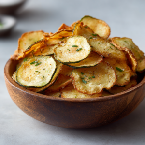 Read more about the article Knusprige Zucchini-Chips – Gesundes Snack-Rezept aus dem Ofen