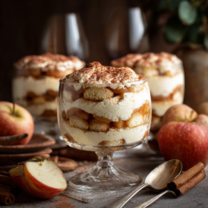Read more about the article Apfel-Tiramisu – Fruchtiges Dessert ohne Kaffee