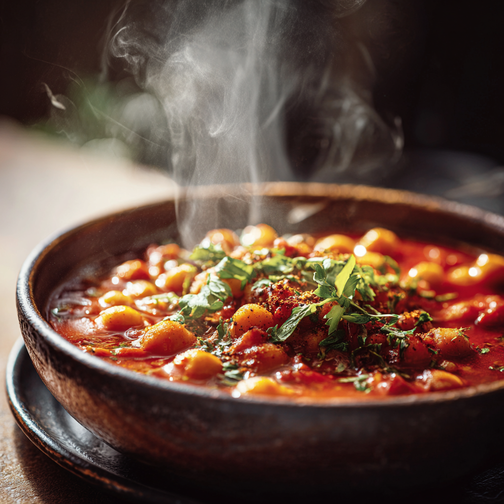 You are currently viewing Harissa-Kichererbseneintopf – Veganes Rezept mit orientalischer Würze