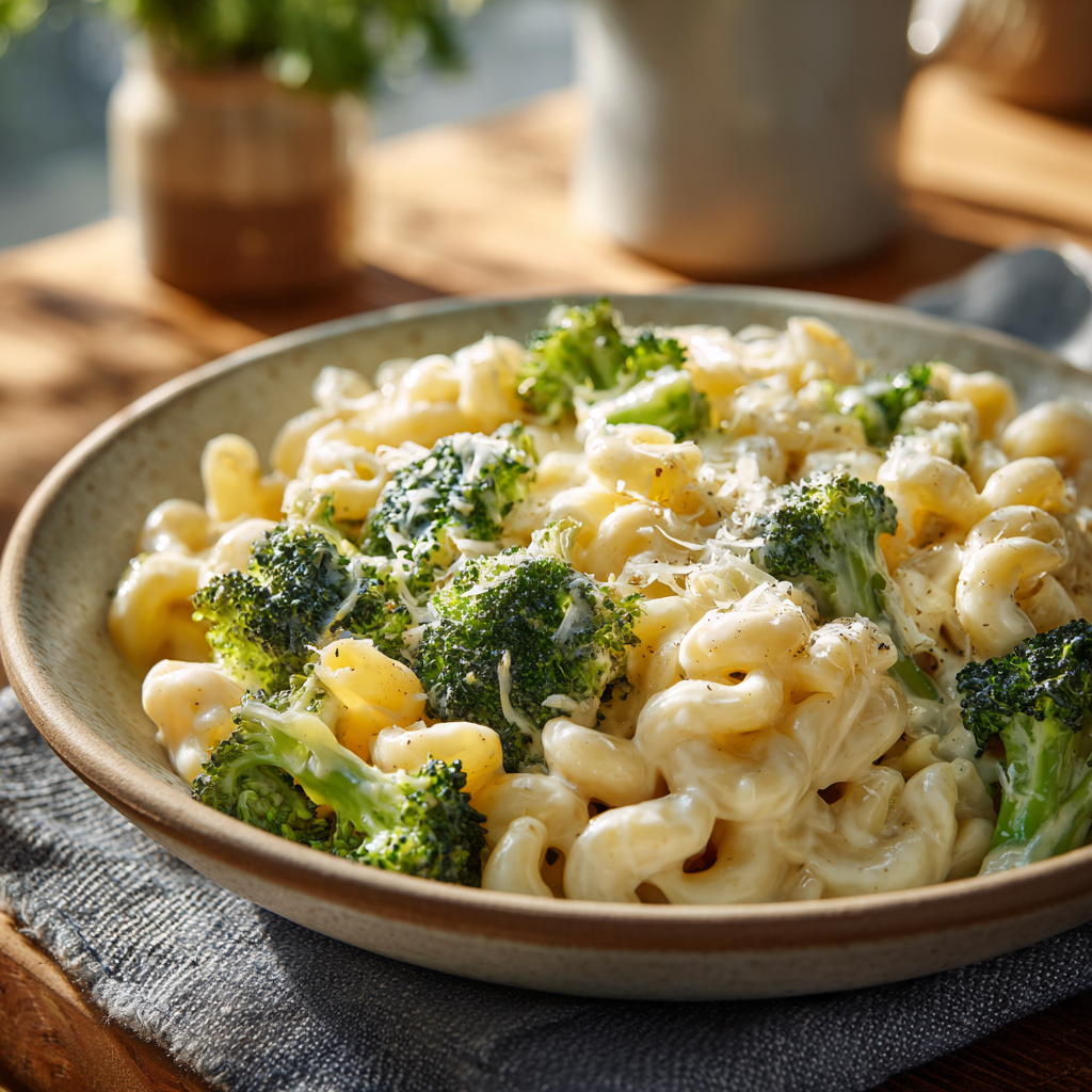 You are currently viewing One-Pot Brokkoli Mac and Cheese – Cremiges Pasta-Rezept aus einem Topf