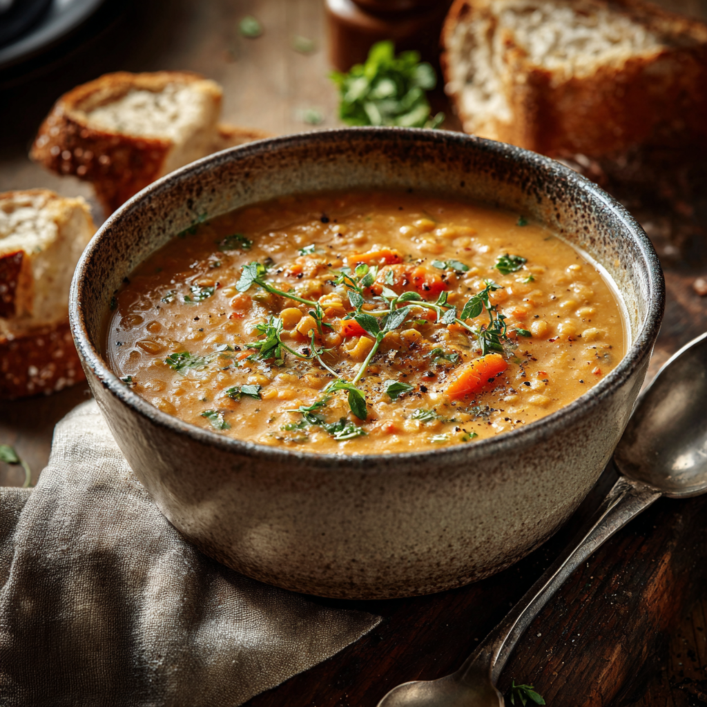 You are currently viewing Rote Linsensuppe – Kräftiges & aromatisches Suppenrezept