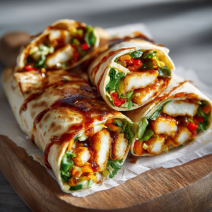 Read more about the article Sweet-Chili-Halloumi-Wraps – Vegetarisch, schnell & voller Geschmack