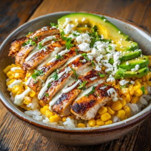 Read more about the article Street Corn Hähnchen-Reis Bowl – Frisch, Cremig & Voller Geschmack