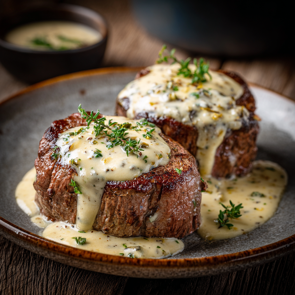 You are currently viewing Rinderfilet mit Balsamico-Sahnesauce – Zart, Aromatisch & Einfach