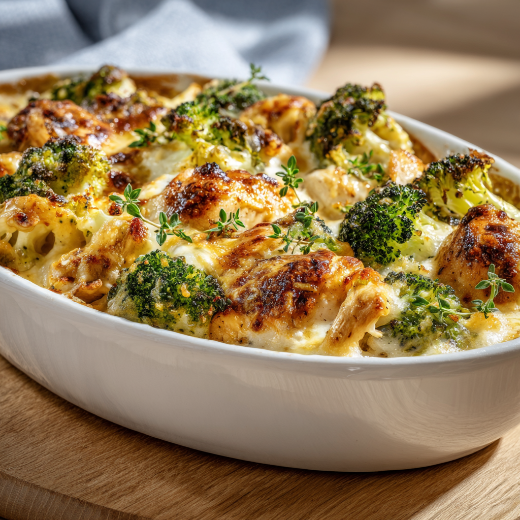 You are currently viewing Brokkoli-Auflauf mit Hähnchenbrust – Cremiges Ofengericht für jeden Tag
