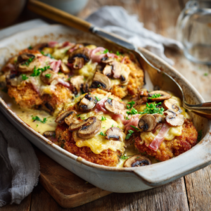 Read more about the article Überbackene Partyschnitzel – einfaches Ofengericht für Gäste