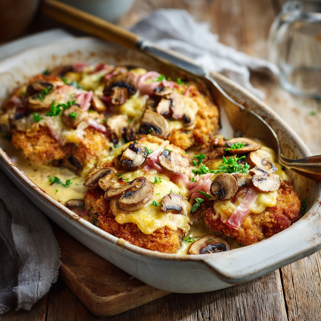 You are currently viewing Überbackene Partyschnitzel – einfaches Ofengericht für Gäste