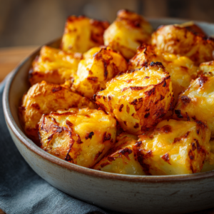 Read more about the article Gebackene Käse-Kartoffeln aus der Heißluftfritteuse – Schnell & Knusprig