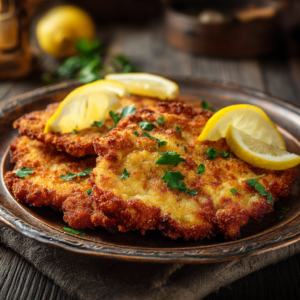 Read more about the article Deutsches Schnitzel – Klassisch, Knusprig & Perfekt Gebraten