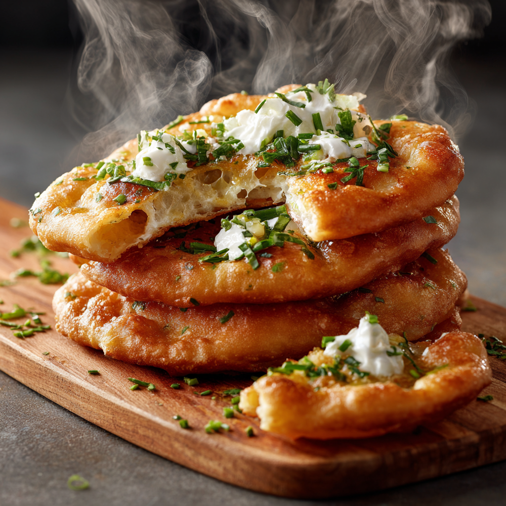 You are currently viewing Heißluftfritteuse Lángos – knusprig, fluffig & gesünder