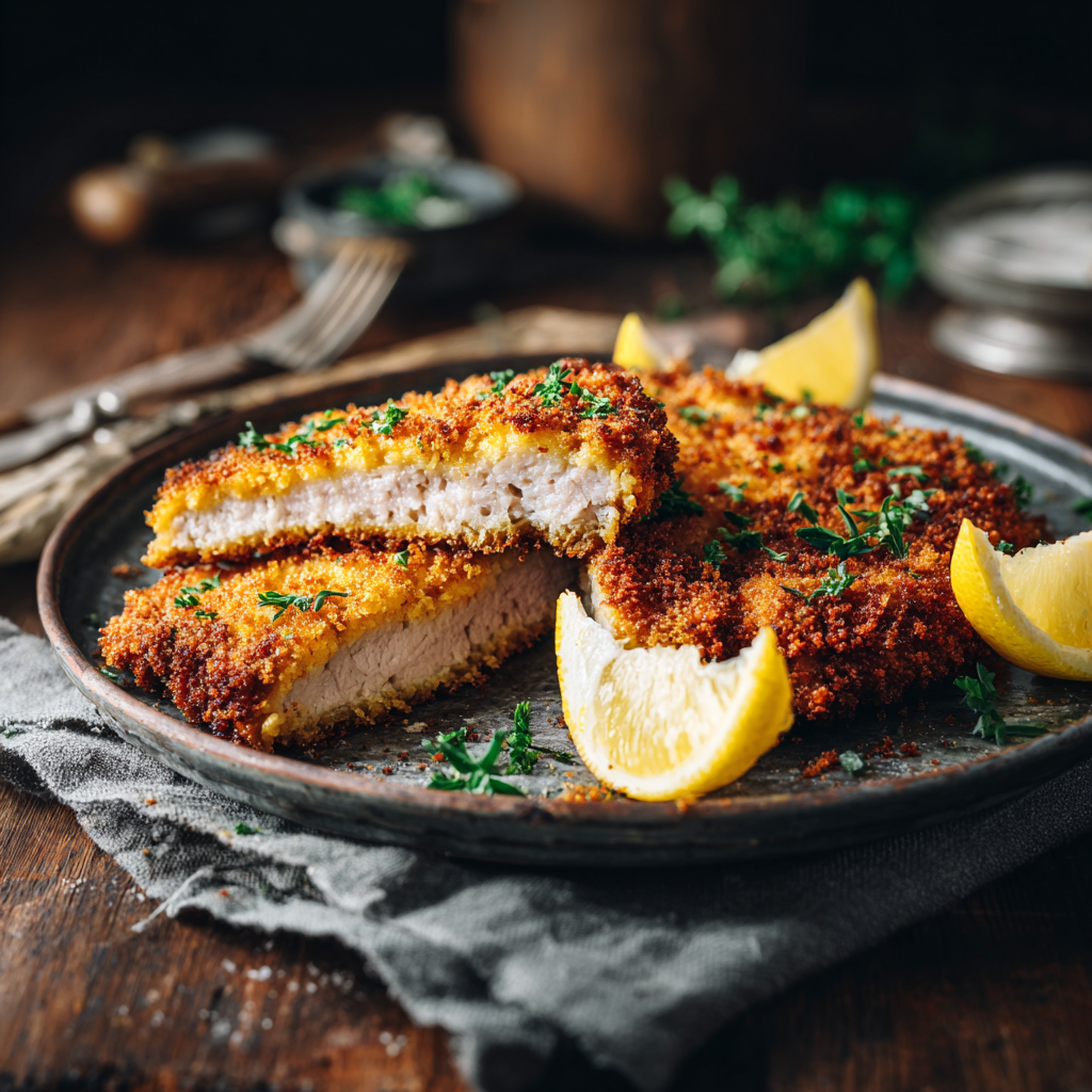 You are currently viewing Easy Pork Schnitzel Recipe – Crispy, Juicy & Classic
