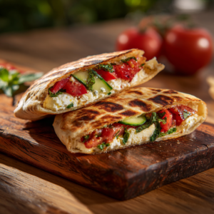 Read more about the article Heißer Schafskäse im Fladenbrot – Einfaches mediterranes Ofenrezept