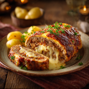 Read more about the article Hackfleisch Käse Rolle aus dem Ofen – Einfaches & saftiges Rezept