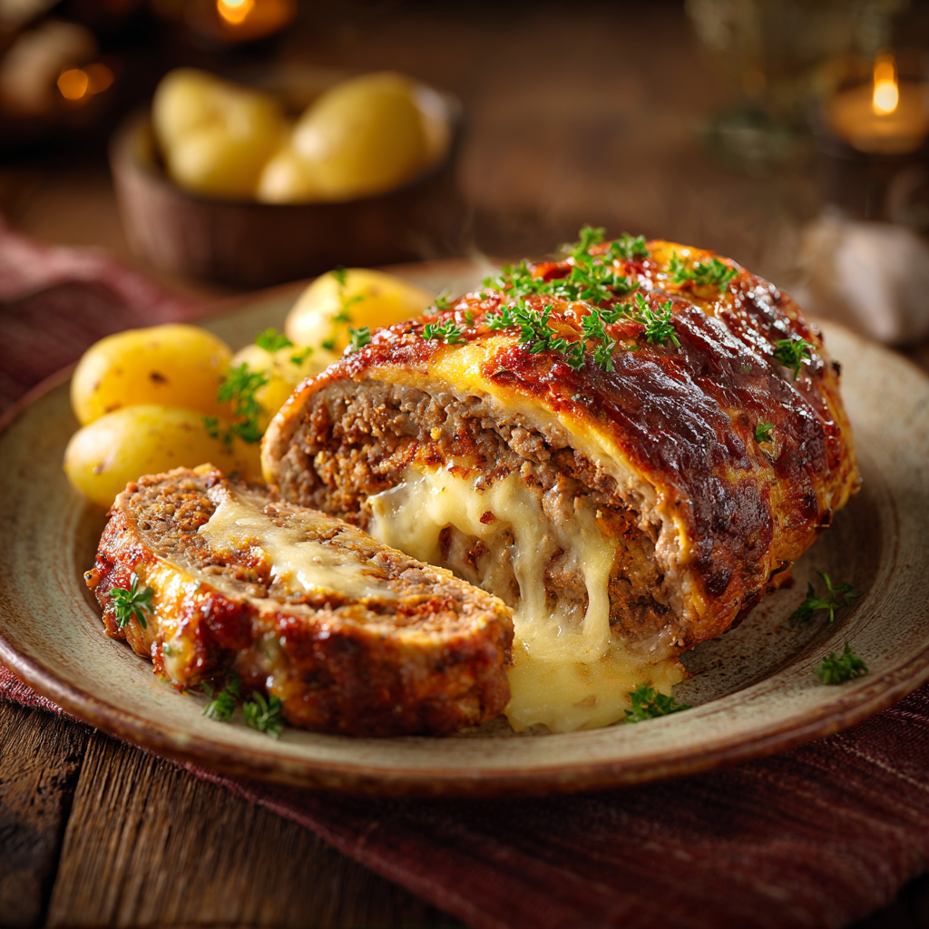 You are currently viewing Hackfleisch Käse Rolle aus dem Ofen – Einfaches & saftiges Rezept
