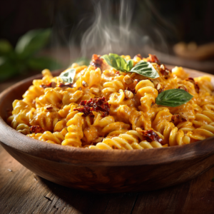 Read more about the article One-Pot-Kürbis-Pasta – cremig & herbstlich in 25 Min