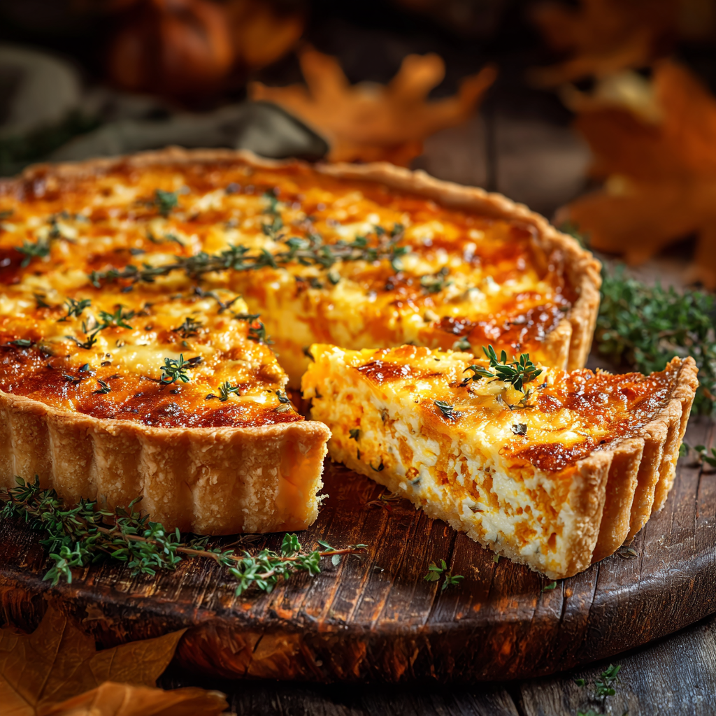 You are currently viewing Kürbis-Quiche – cremig, herbstlich & einfach unwiderstehlich