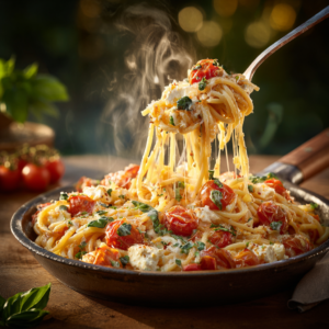 Read more about the article Gebackene Feta-Pasta – der cremige virale Hit in 35 Min!