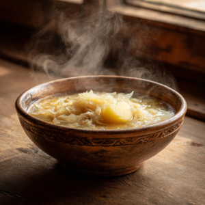 Read more about the article Polish Sauerkraut Soup – Traditionelle Kapusniak Suppe